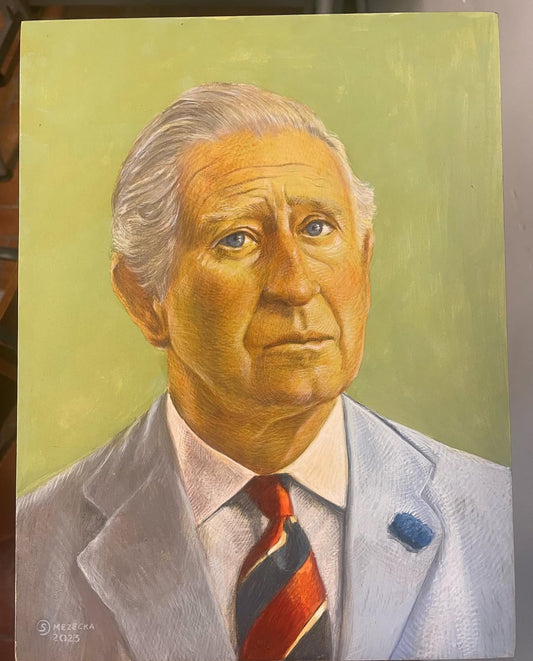 PORTRAIT OF KING CHARLES III. 2023